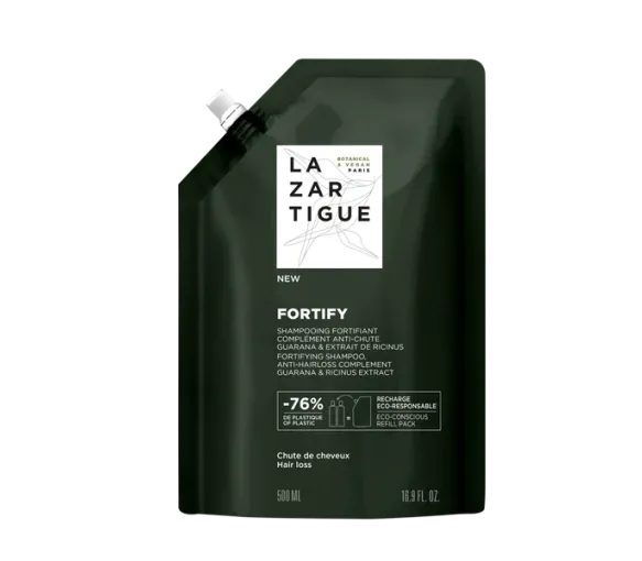 Fortify Shampooing fortifiant anti-chute Lazartigue - éco-recharge de 500ml