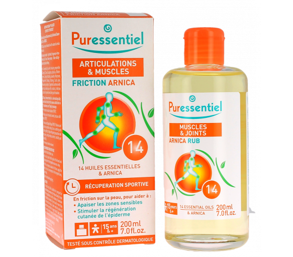 Friction arnica articulations & muscles Puressentiel - flacon de 200 ml