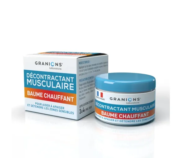 Baume chauffant décontractant musculaire Granions - baume de 27,5ml - image 1