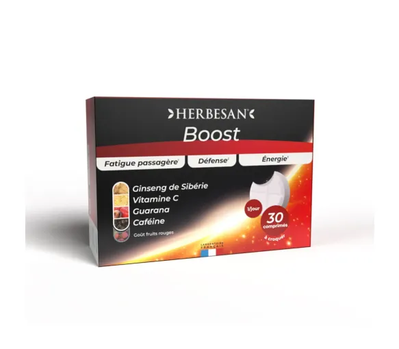 Boost Herbesan - boîte de 30 comprimés à croquer - image 1