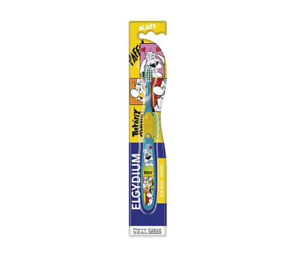 Brosse à dents 2-6 ans enfant astérix Elgydium - une brosse à dents - image 1