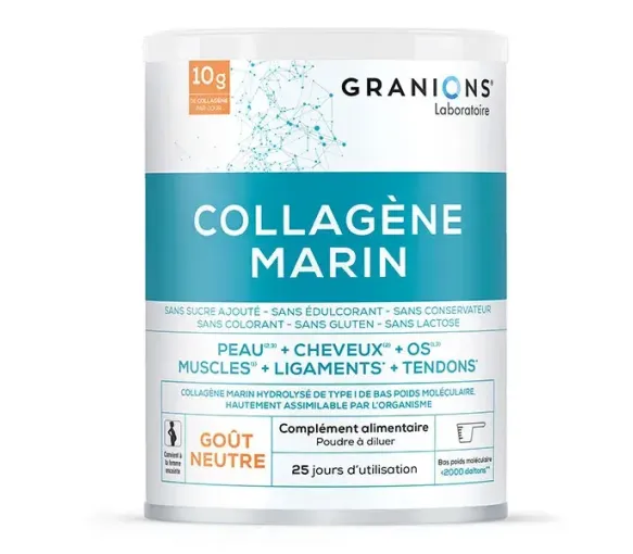 Collagène marin goût neutre Granions - pot de 258g - image 1