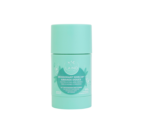 Déodorant solide amande douce Laino - stick de 60g - image 1