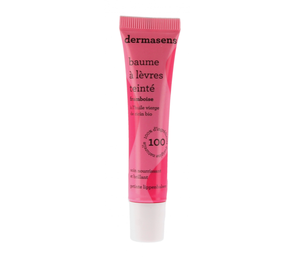 Dermasens baume à lèvres teinté framboise Marque Verte - tube de 15ml - image 1