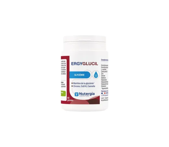 Ergyglucil glycémie Nutergia - boite de 60 gélules - image 1