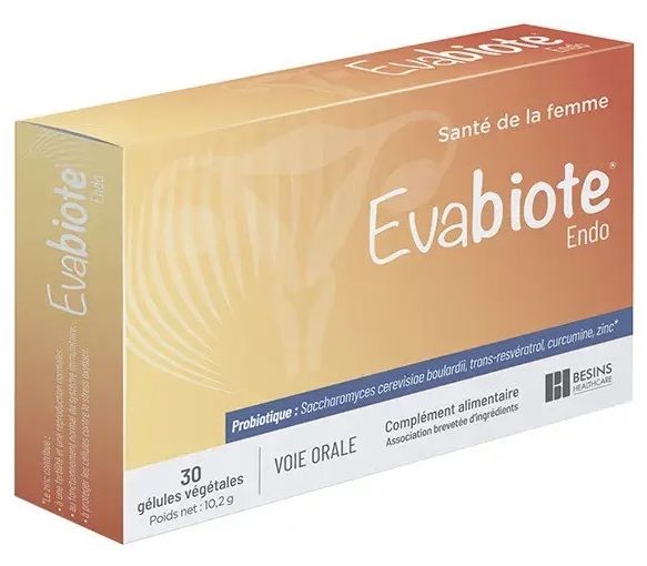 Evabiote Endo Besins Healthcare - boite de 30 gélules