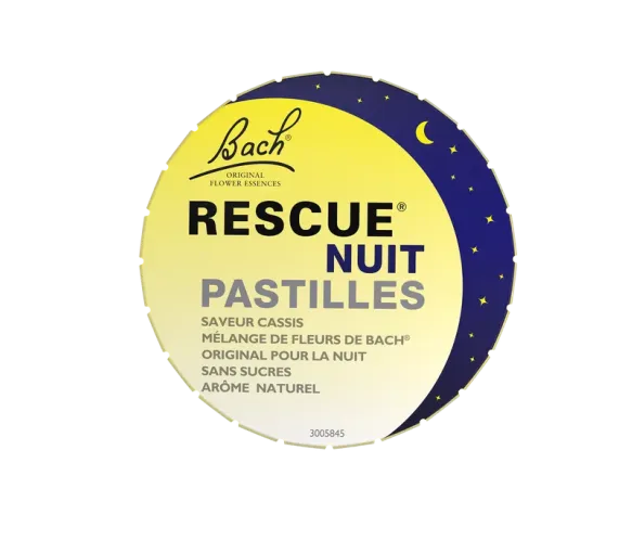 Fleurs de Bach Rescue nuit pastilles saveur cassis Famadem - boite de 50g - image 1