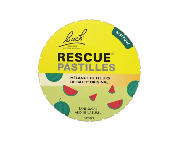 Fleurs de Bach Rescue pastilles saveur pastèque Famadem - boite de 50g - image 1