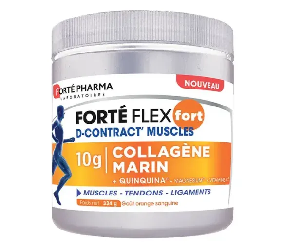 FortéFlex fort d-contract muscles collagène marin Forté Pharma - pot de 334g