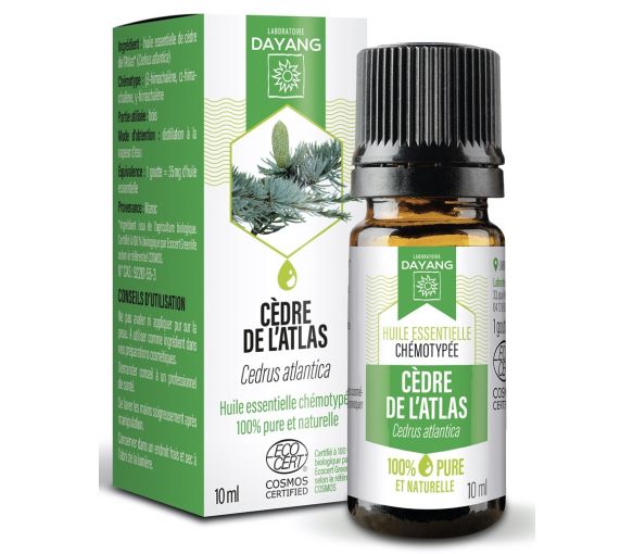 Huile essentielle Cèdre de l'Atlas bio Dayang - flacon de 10ml - image 1