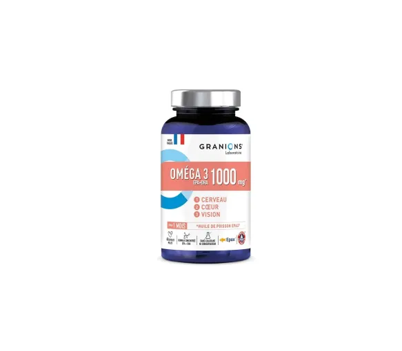 Omega 3 1000mg Granions - boîte de 60 capsules
