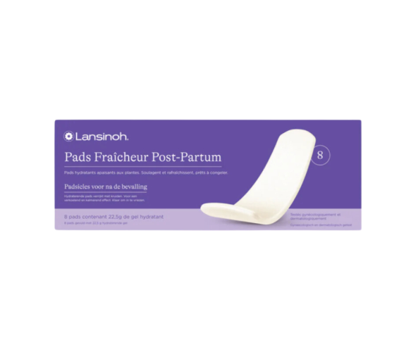 Pads fraîcheur post-partum Lansinoh - boite de 8 pads - image 1