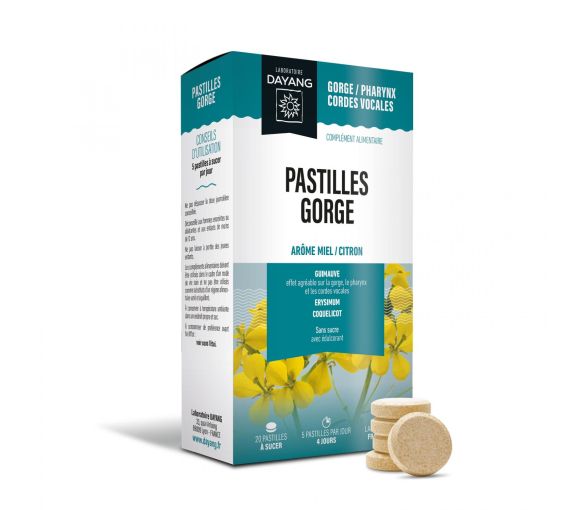 Pastilles gorge Dayang - boîte de 20 pastilles à sucer