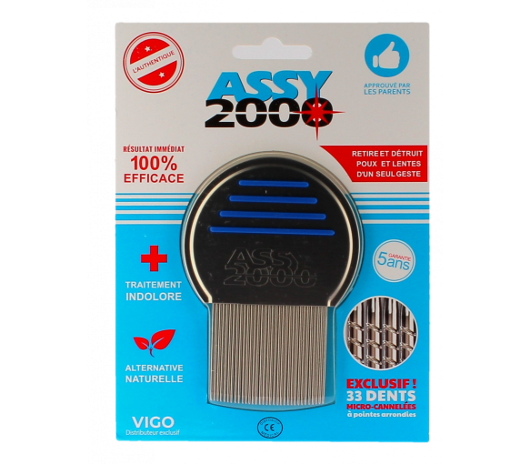 Peigne anti-poux et lentes Assy 2000 - un peigne - image 1