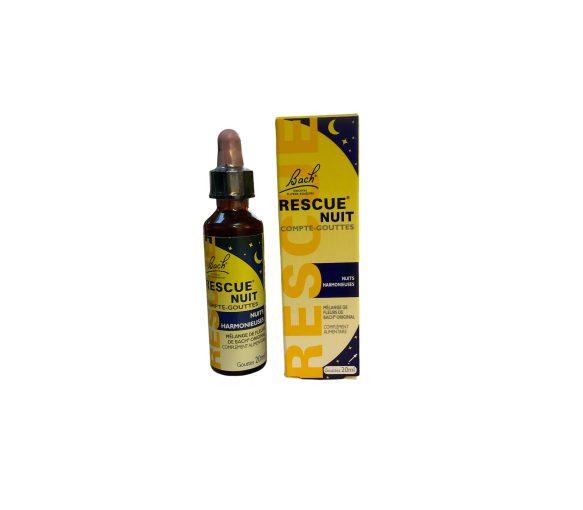 Rescue nuit harmonieuse Fleurs de Bach - flacon de 20ml