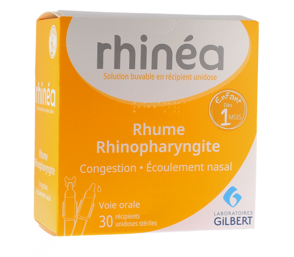 Rhinéa rhume et rhinopharyngite Gilbert - 30 récipients unidoses de 1ml - image 1