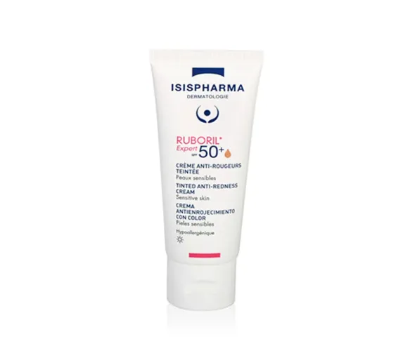 Ruboril Expert 50+ crème anti-rougeurs teintée Isispharma - tube de 40ml