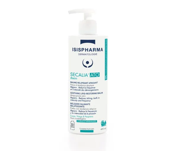 Secalia Ato baume relipidant apaisant Isispharma - flacon-pompe de 400ml