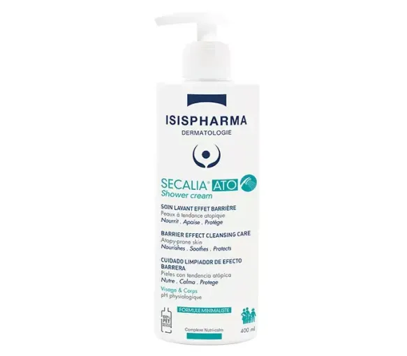 Secalia Ato soin lavant effet barrière Isispharma - flacon-pompe de 400ml