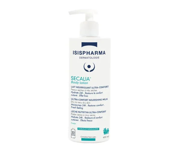 Secalia lait nourrissant ultra-confort Isispharma - flacon-pompe de 400ml