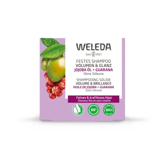 Shampooing solide volume et brillance Weleda - pain de 50g - image 1