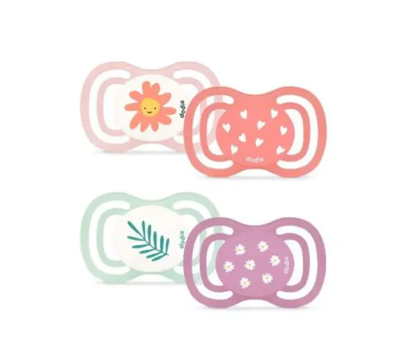 Sucettes anatomiques F2 extra fine jour nuit +6mois Dodie - 2 sucettes - image 1