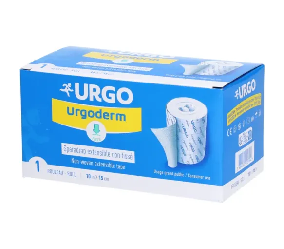 Urgoderm sparadrap extensible non tissé Urgo - rouleau 10mX15cm