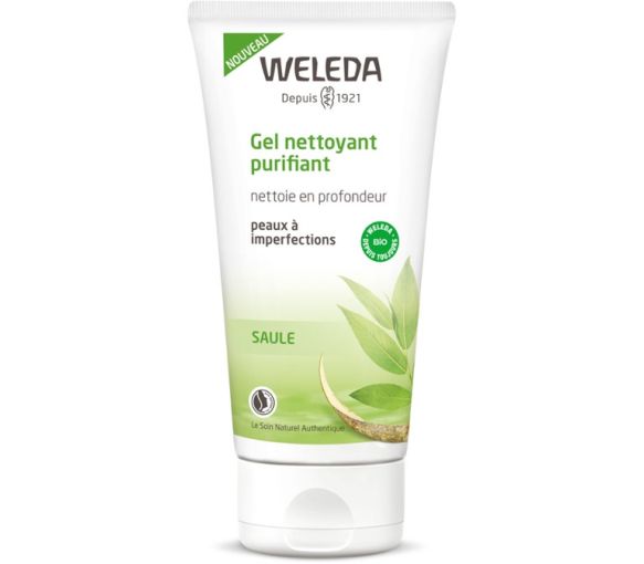 Gel Nettoyant Purifiant peaux à imperfections Weleda - tube de 100 ml - image 1