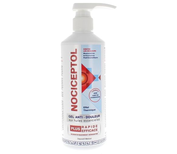 Gel anti-douleur aux huiles essentielles Nociceptol - flacon de 500 ml