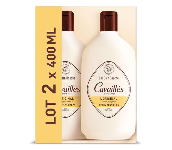 Gel bain douche l'original Rogé Cavaillès - lot 2 flacons de 400ml