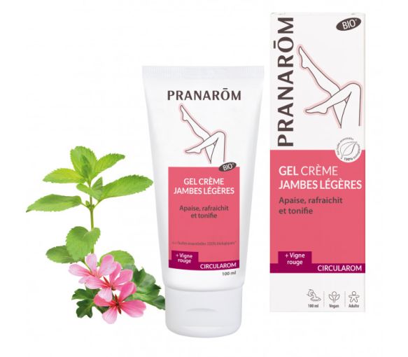 Circularom Gel Crème Jambes Légères Bio Pranarôm - tube de 100 ml