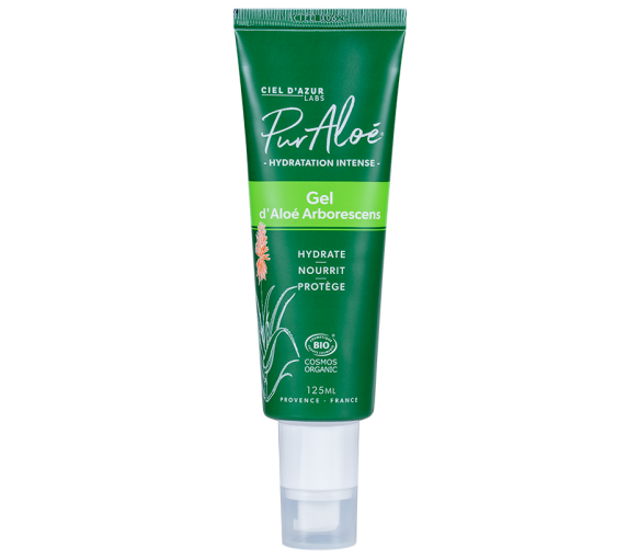 Gel d'Aloé Arborescens bio Pur Aloé - tube-pompe de 125ml - image 1