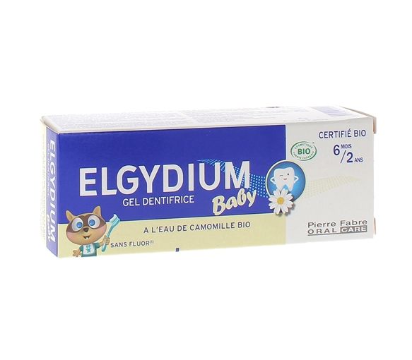 Gel dentifrice baby bio 6 mois-2 ans Elgydium - tube de 30ml