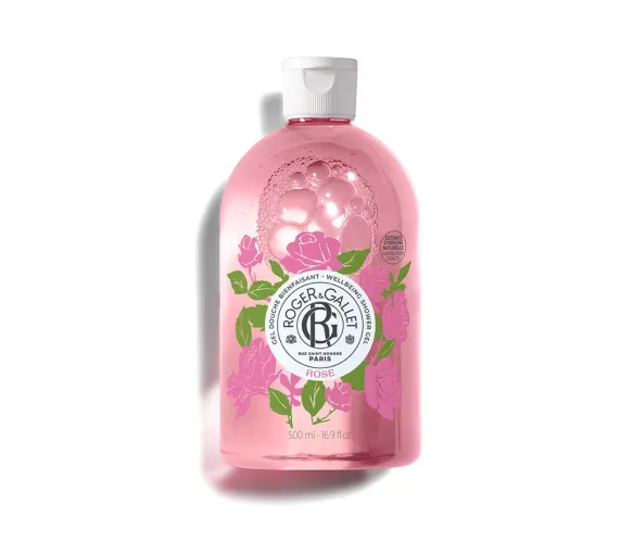 Gel douche bienfaisant rose Roger & Gallet - flacon de 500ml - image 1