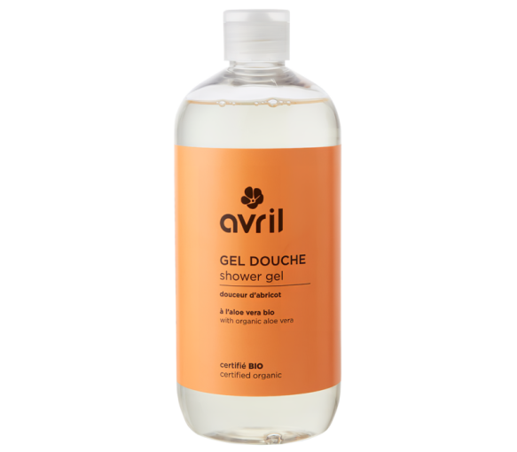 Gel douche coeur d'abricot bio Avril - flacon de 500ml - image 1
