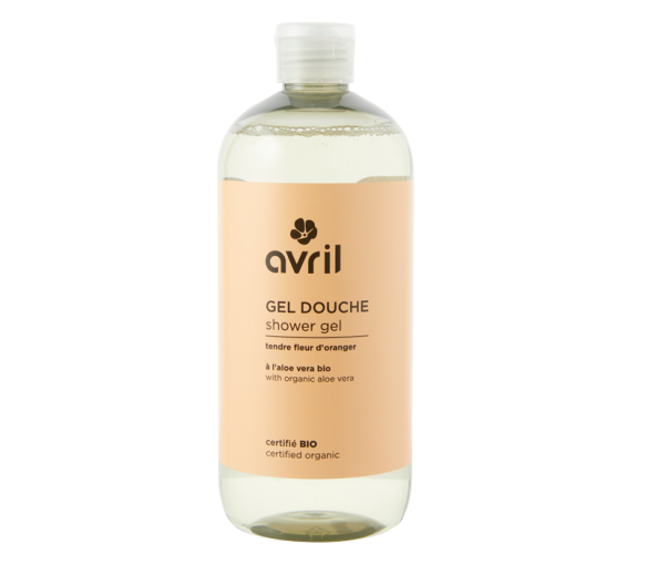 Gel douche tendre fleur d'oranger bio Avril - flacon de 500ml - image 1