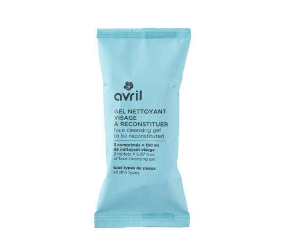 Gel nettoyant visage à reconstituer Avril - 3 comprimés pour 150ml