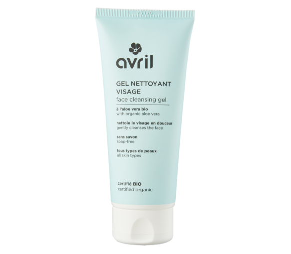 Gel nettoyant visage bio Avril - tube de 100 ml