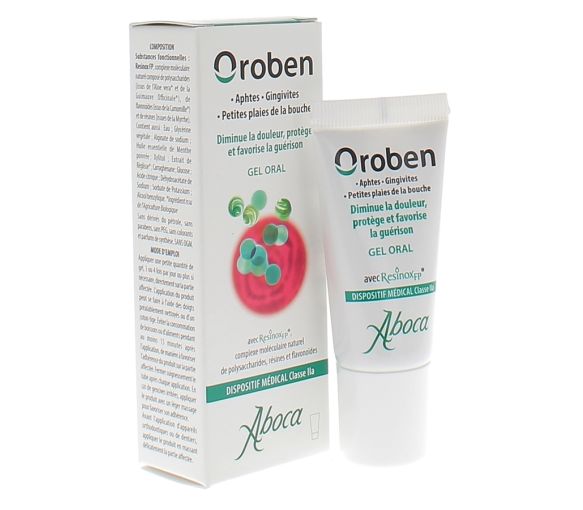 Gel oral oroben plaies de la bouche Aboca - tube de 15 ml