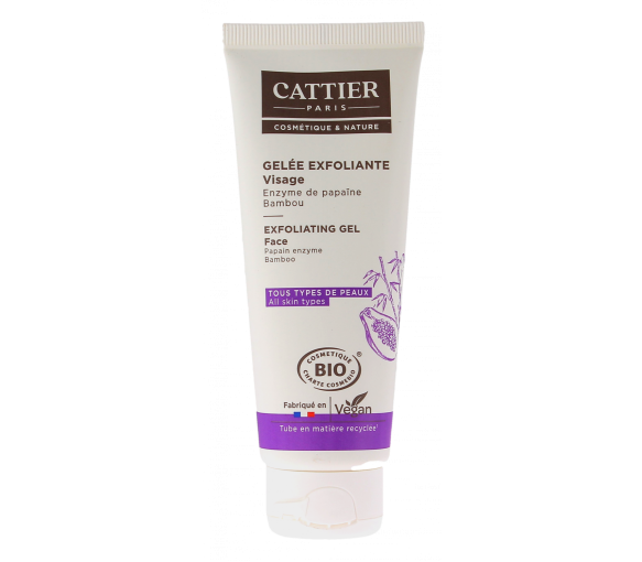 Gelée exfoliante visage bio Cattier - tube de 75ml - image 1