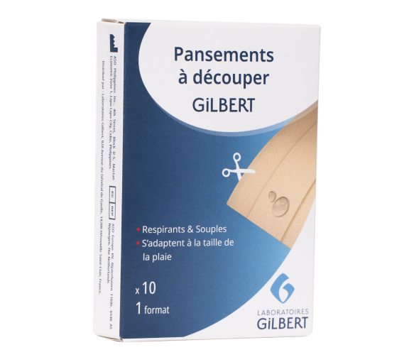 Pansements à découper Gilbert - boîte de 10 pansements à découper - image 1