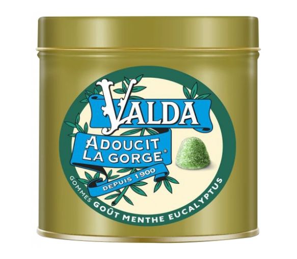 Gommes goût menthe eucalyptus Valda - pot de 140 g - image 1