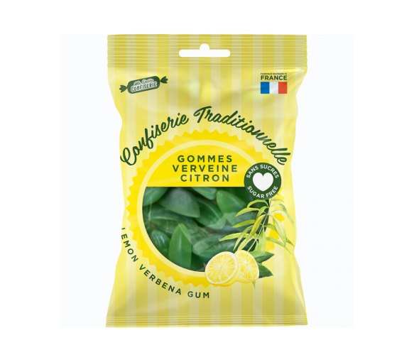 Gommes verveine citron sans sucres Ma petite confiserie - sachet de 100 g