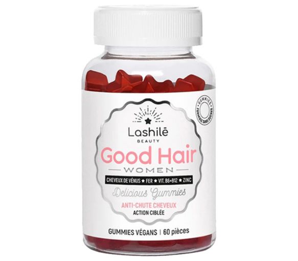 Good Hair Women anti-chute Lashilé Beauty - pot de 60 gummies