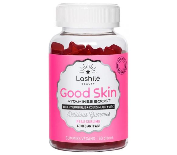 Good Skin vitamines boost peau sublime Lashilé Beauty - pot de 60 gummies