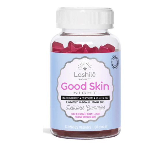 Good skin night Lashilé Beauty - pot de 60 gummies