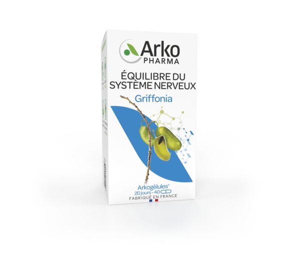 Griffonia Equilibre du système nerveux Arkopharma - pot de 40 gélules - image 1