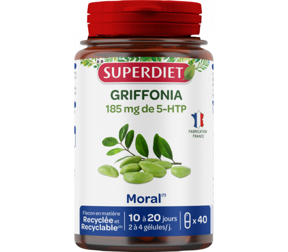 Griffonia moral Superdiet - pot de 40 gélules - image 1