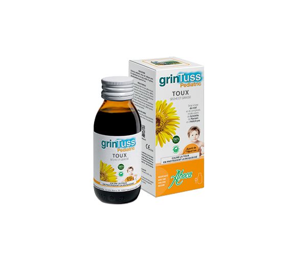 Grintuss pediatric toux sèche et grasse Aboca - flacon de 128 g