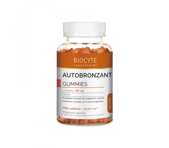 Autobronzant gummies Biocyte - pot de 60 gommes - image 1